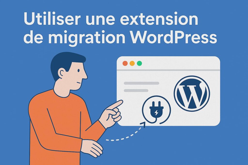 Migrer site Web WordPress avec une extension